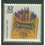 CRAYOLA COLOR CRAYONS STAMP PIN